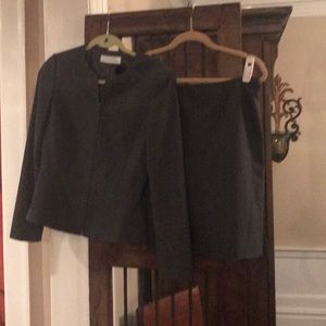 Tahari Grey suit